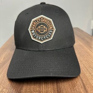 New and Unworn Harley-Davidson Black Snapback Cap